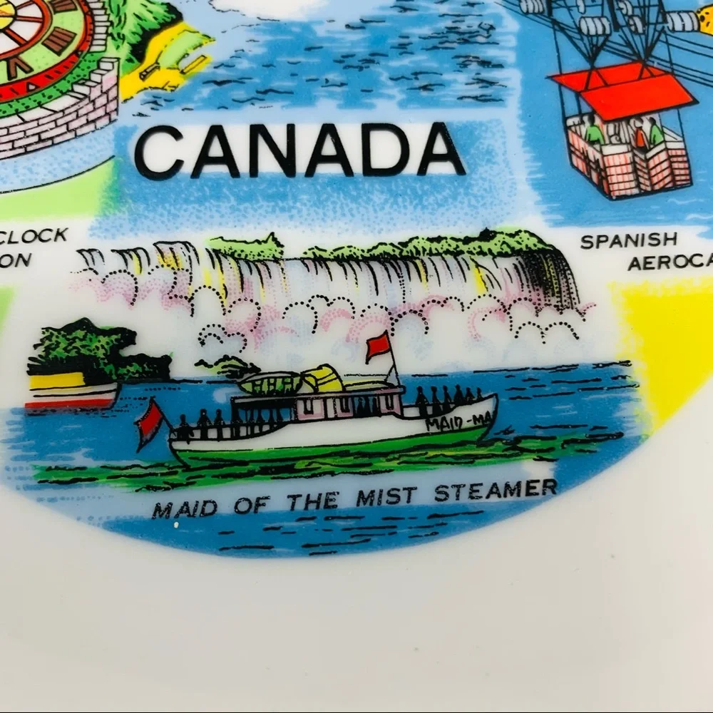 Vintage Niagara Falls Canada Collectible Wall Plate for Plate Wall